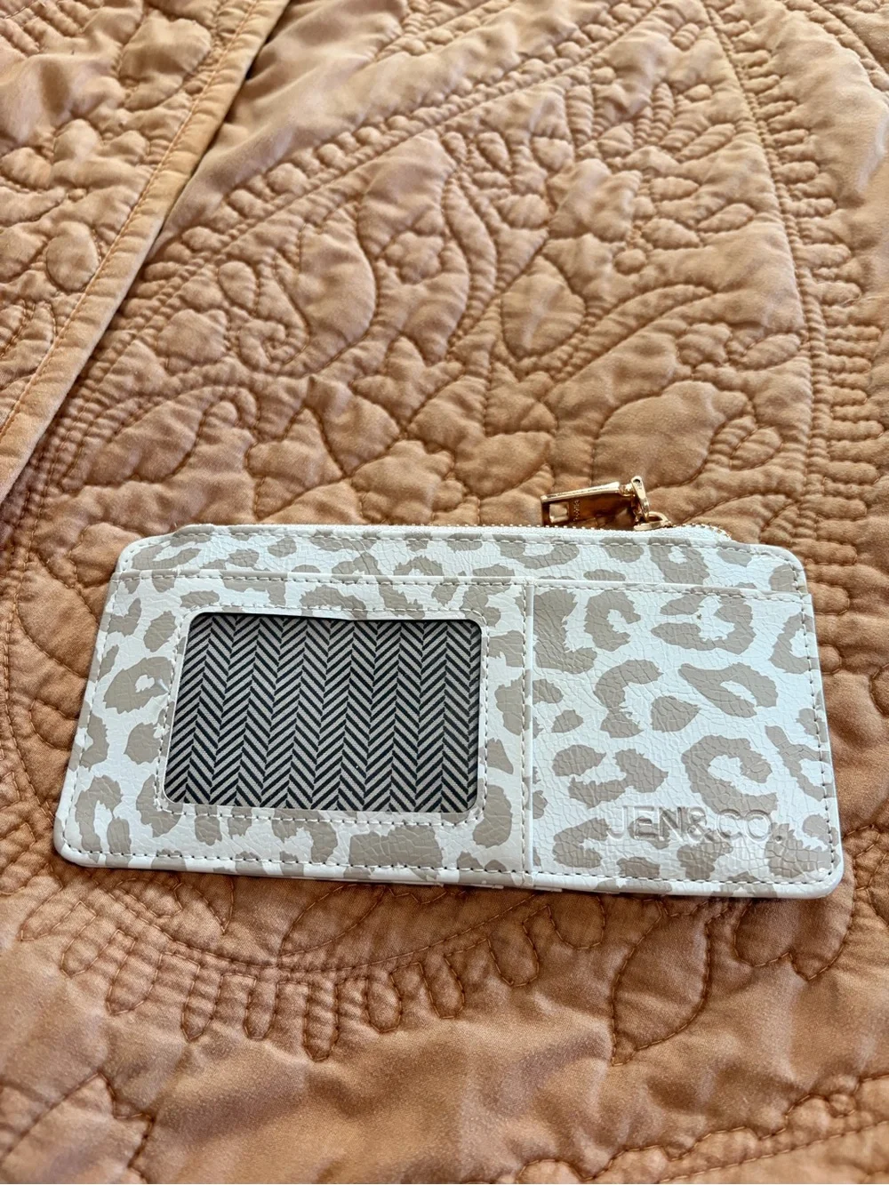 Leopard Print Card Wallet